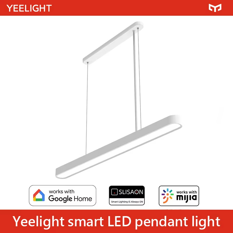 Yeelight Light Lightstrip - Yeelight スマートLEDペンダントライト Ra95、目に優しいRGBシーリングライト、幻想的なストリーマーライト、長尺ストリップライト、ダイニングシャンデリア、2700K-6000K、33W