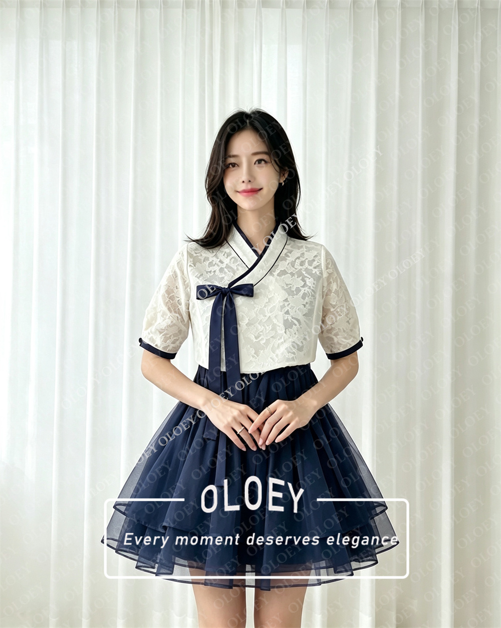 OLOEY モダンブラックショートコンサート韓服セット 2点 - Modern Korean Lifestyle のレビューと価格