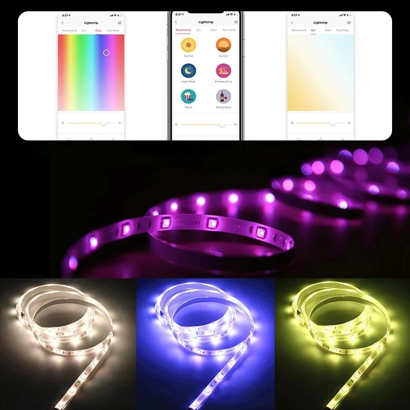 グローバル版 Yeelight LED スマートストリップラ - Yeelight Light Lightstrip のレビューと価格